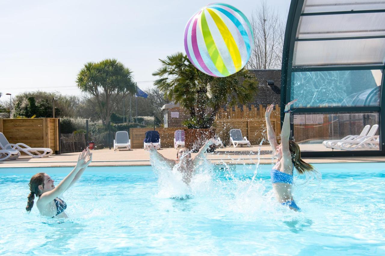 Camping Les Carolins Saint-Lo-d'Ourville Exterior foto