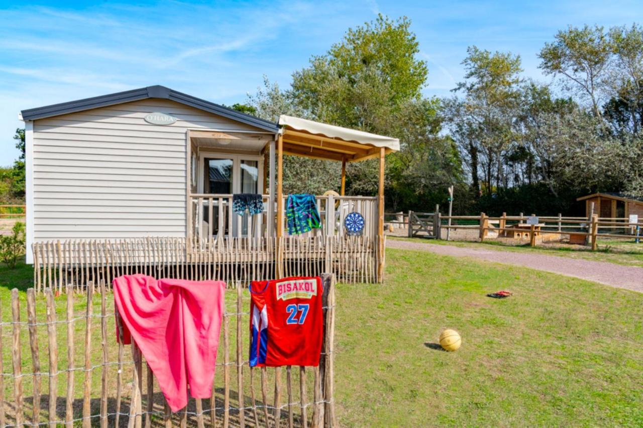 Camping Les Carolins Saint-Lo-d'Ourville Exterior foto