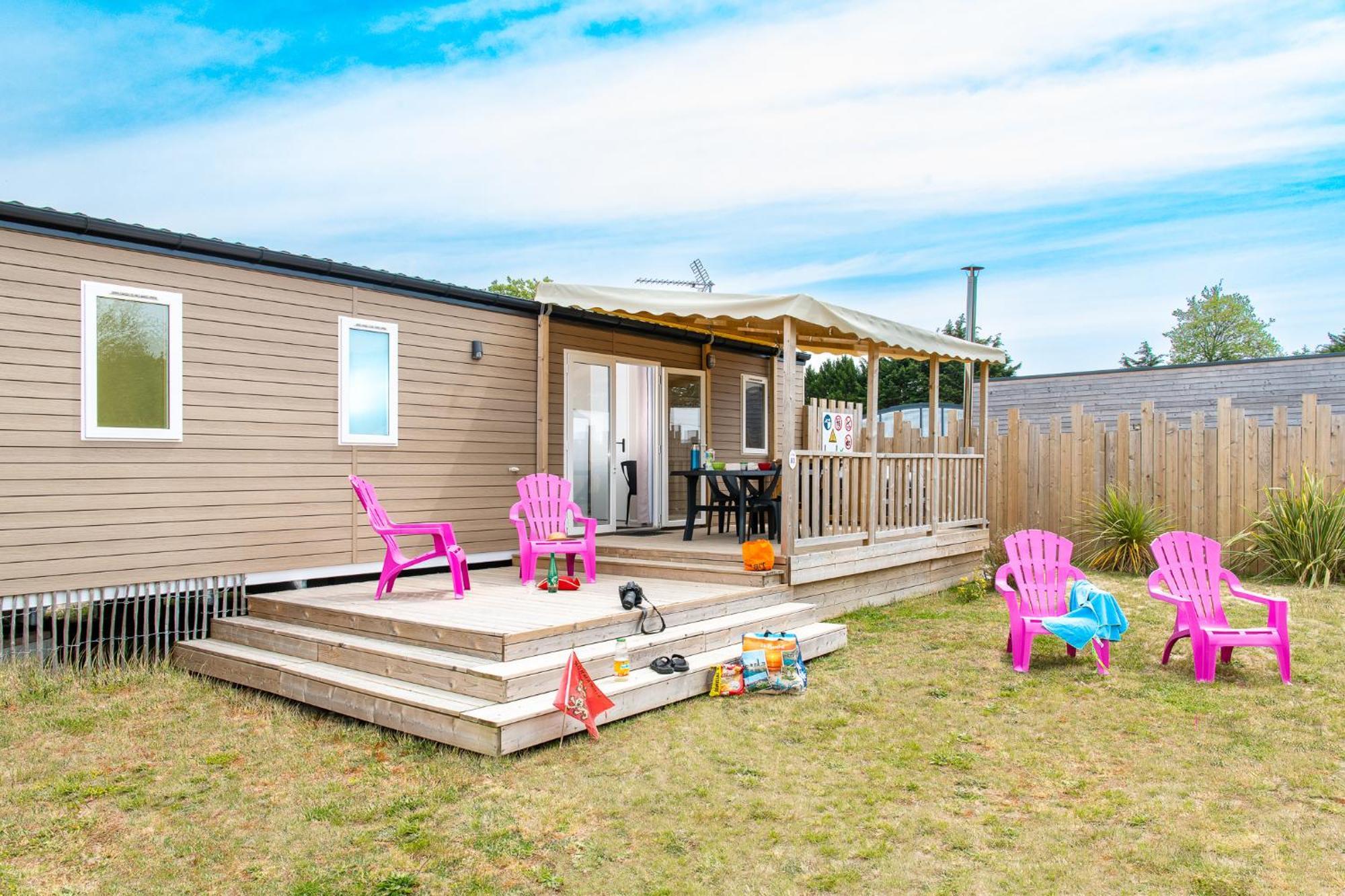 Camping Les Carolins Saint-Lo-d'Ourville Exterior foto